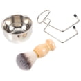 thumbnail image 3 of SHISUYAN 1 Ensemble de Brosses de Rasage pour Homme Ensemble d'Accessoires de Rasoir Manuel avec Bol Moussant et Support, 3 of 8