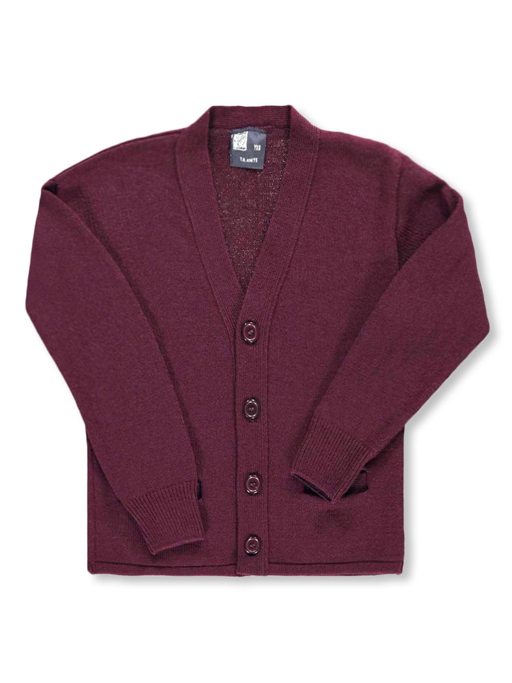 girls maroon cardigan