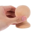 thumbnail image 4 of BRIGHTFUFU 2Pcs Wood Finial Ornaments Smooth Rounded Shape For Furniture And Bed Posts, 4 of 6