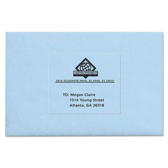 Avery 18664 Clear Easy Peel Mailing Labels Clear