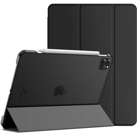 Étui pour iPad Pro 12.9 6e Génération 2022/5e Génération 2021/4e Gén 2020/3e Gén 2018 avec Porte-Crayon, Mise en Veille/réveil Automatique, Appairage/chargement Apple Pencil2, Étui Folio en Cuir PU Intelligent