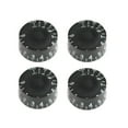 thumbnail image 3 of Shisuyan 4 Pcs/ensemble Boutons de Guitare Ronds Contrôle du Volume Boutons Rotatifs pour Guitare Électrique Style Épiphone Pièces de Rechange (Noir), 3 of 8