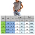 thumbnail image 2 of Chaleco Suéteres de otoño Mujer Casual Básico Ajuste holgado Talla grande Traje diario Kuymtek Gris T M para Mujer, 2 of 9