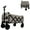 Beige, variant on Expandable Dual-Layer Utility Wagon Grocery Cart for Camping, Shopping, Sports, Gardening, Fishing, Supports 225lbs, Brown