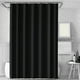 thumbnail image 4 of Cortina de ducha de poliéster impermeable y antimoho, 180 x 180 cm, con textura esmerilada, sin perforaciones, ideal para el baño., 4 of 8