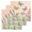 Beige, variant on Blue Pink Flowers Kitchen Dish Towels for Drying Dishes Set of 2, Spring Floral Butterfly Elegant Pastoral Waffle Weave Microfiber Hand Tea Bathroom Towels Quick Dry & Absorbent Towel 12x12