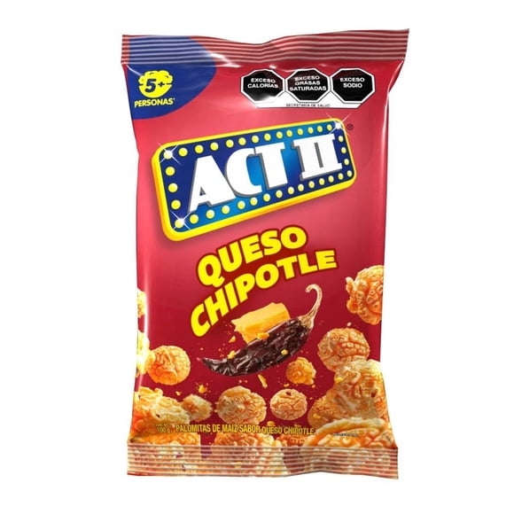Palomitas de maíz ACT II sabor queso chipotle 160 g