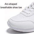 thumbnail image 4 of BERANMEY Women's Comfortable Fashion Sneakers Retro Walking Shoes Lace Up Running Shoes for Women Tennis Sneakers for All-Day Wear, 4 of 6
