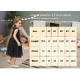 thumbnail image 6 of V.&GRIN Toddler Girl Dress Black Tutu Sundress for Flower Girls Wedding Princess Dress Up Clothes 6X, 6 of 8