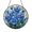 Acrylic 3.5 Inch, variant on Stained Glass Forget-Me-Not Suncatcher, Window Hanging Ornament, In Loving Memory Botanical Home Decor Gift
