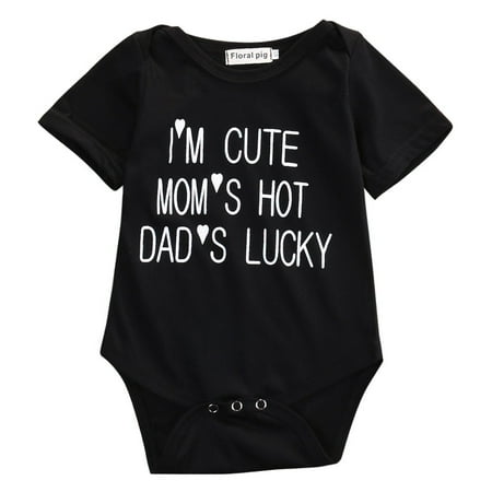 

Cotton Newborn Infant Baby Boy Girls Bodysuit Romper Jumpsuit Clothes Outfits