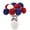 Red White Blue, variant on 12 Pcs Artificial Chrysanthemums Flowers Silk Ball White Flowers Fake Mums Spring Flowers for Valentine‘s Day Wedding Home Decor (12, White)