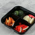 thumbnail image 2 of TAILTOSS Fruit Salad Packaging Box Plastic 10Pcs 7.9x7.9x2.2in For Daily Use, 2 of 10