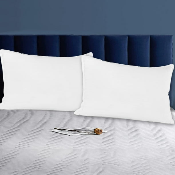 LSLJS Home Oreiller, oreiller Standard Extra Doux pour Dormeurs sur le Côté, sur le Dos et sur le Ventre, Oreiller à Rebond Lent (19,7 × 11,8 × 2,7 Pouces, Blanc), Home Pillows en Liquidation