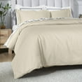 thumbnail image 4 of Superior 650 Thread Count Egyptian Cotton Duvet Cover Set, Ivory, Full/ Queen, 4 of 8