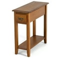 thumbnail image 2 of Gymax Table de Chevet Table d'Appoint Étroite avec Tiroir, 2 of 10