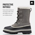 thumbnail image 3 of Bota Sorel Caribou Waterproof para mujer Shale/Stone - 9, 3 of 7
