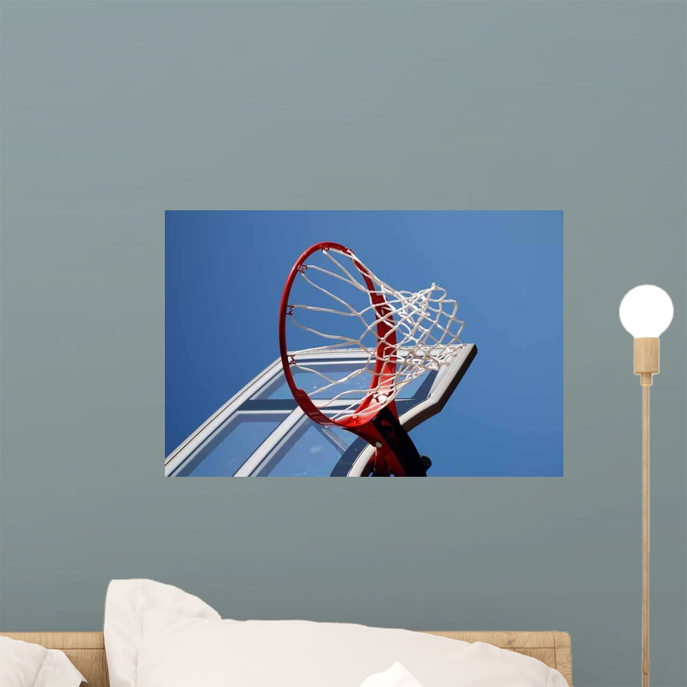 Outdoor Basketball Backboard and Wall Mural Decal Sticker, Wallmonkeys