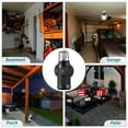 thumbnail image 6 of EROCK 3 Prong Light E26 E27 Bulb Outlet Socket Adapter Light Socket to Plug Adapter, 6 of 6
