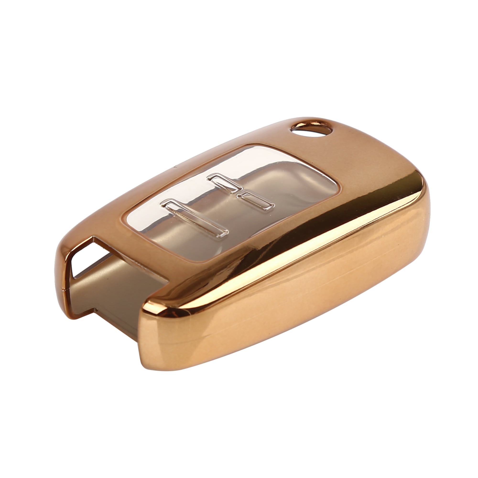 Gold TPU Smart Remote Key Shell Cover Case For Chevrolet GMC Buick 3 4 5 Button 