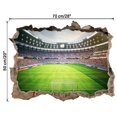 thumbnail image 2 of Adhesivo de pared 3D para sala de estar, adhesivos de pared de estadio de fútbol 3D, póster de estadio para habitación de niños, adhesivo de pared de fútbol colorido para habitación de niño, W, 2 of 5