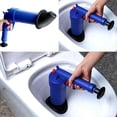 thumbnail image 5 of Toilet Plunger Clog Remover 4Head Snake Clog Remover Air Blaster Drain Cleaner Shower Plunger Set For Bath Sink, 5 of 5