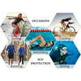 thumbnail image 2 of Women's Long Sleeve Rash Guard Top Zip Front Sun Protection Swim Shirt, 2 of 8