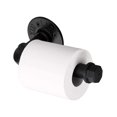 thumbnail image 1 of Retro Toilet Roll Holder Pipe, All Assemblies by Removable and Easily Disassembled Net (Black), 1 of 5