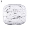thumbnail image 2 of Gwong Electrónica Caja protectora Patrón de mármol ultrafino anti-caída anti-Fall Bluetooth Compatible con Auricular PC Funda protectora para AirPods 3, 2 of 6