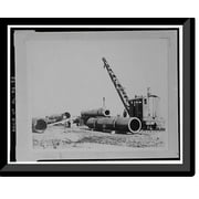 Historic Framed Print, United States Nitrate Plant No. 2, Reservation Road, Muscle Shoals, Muscle Shoals, Colbert County, AL - 38, 17-7/8" x 21-7/8"