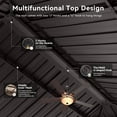 thumbnail image 3 of Aoxun 12 ft. x 20 ft. Outdoor Hardtop Gazebo, Galvanized Steel Double Roof Gazebo with Curtain and Netting, 3 of 9