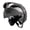 Matt Black, variant on 1Storm New Motorcycle Modular Flip up Full Face Helmet Dual Visor: HJK910 DSPORT Race Blue