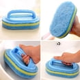 thumbnail image 3 of Cepillo de limpieza Koksi de 2 piezas para baño y cocina, color azul, 3 of 9
