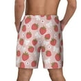 thumbnail image 4 of Haiem Floral Strawberr Mens Swim Trunks with Compression Liner 2 in 1 Swimming Shorts Stretch Swimwear Quick Dry,Board Shorts-XX-Large, 4 of 9