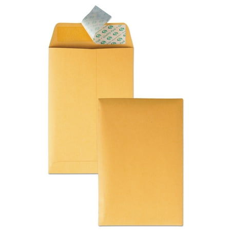 - Quality Park Redi Strip Catalog Envelope, #55, 6 x 9, Brown Kraft, 100/Box