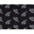 thumbnail image 2 of Zelouf Kelli Embroidery Scuba  , Sewing, DIY, Crafts Fabric by the Yard, Black/ivory, 1 Yard, 2 of 2