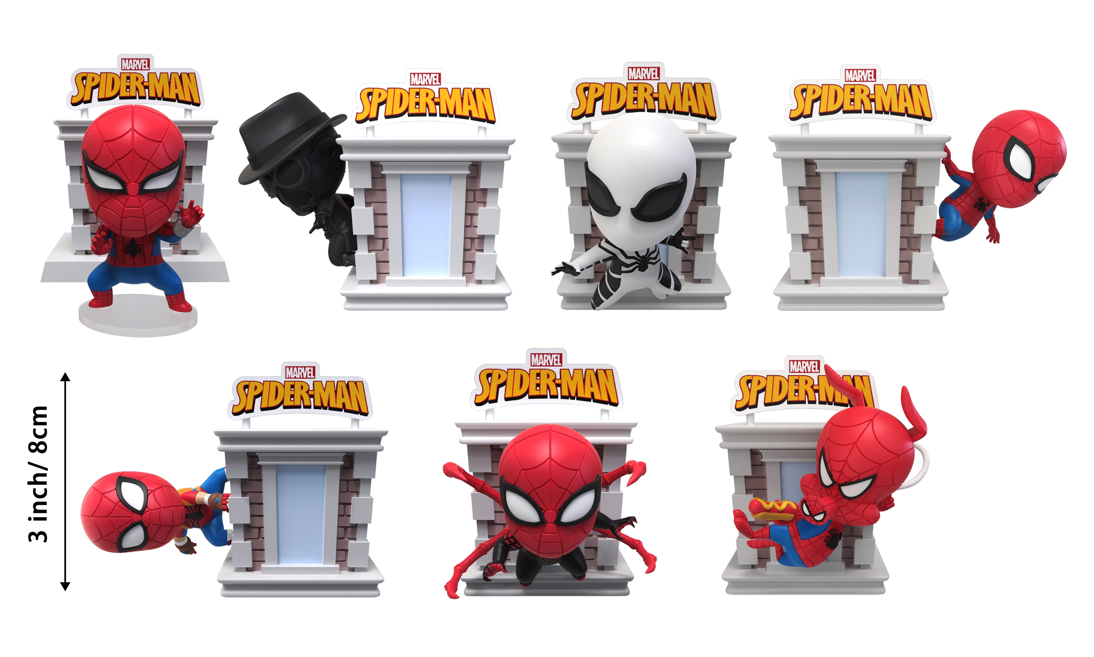 YuMe Spider Man Tower Series Hero Box Blind Box 1 Pack Walmart