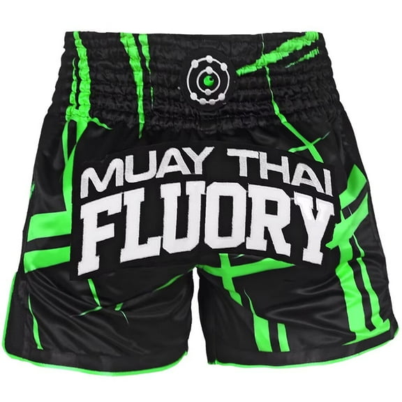 FLUORY Muay Thai Shorts Print Free Combat Mixed Martial Arts Boxing Training Match Pants Leisure Style