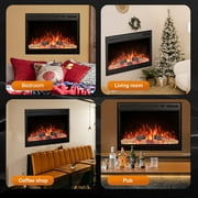 KISSAIR 39” Electric Fireplace Insert 750W 1500W Touch Screen with Remote Control