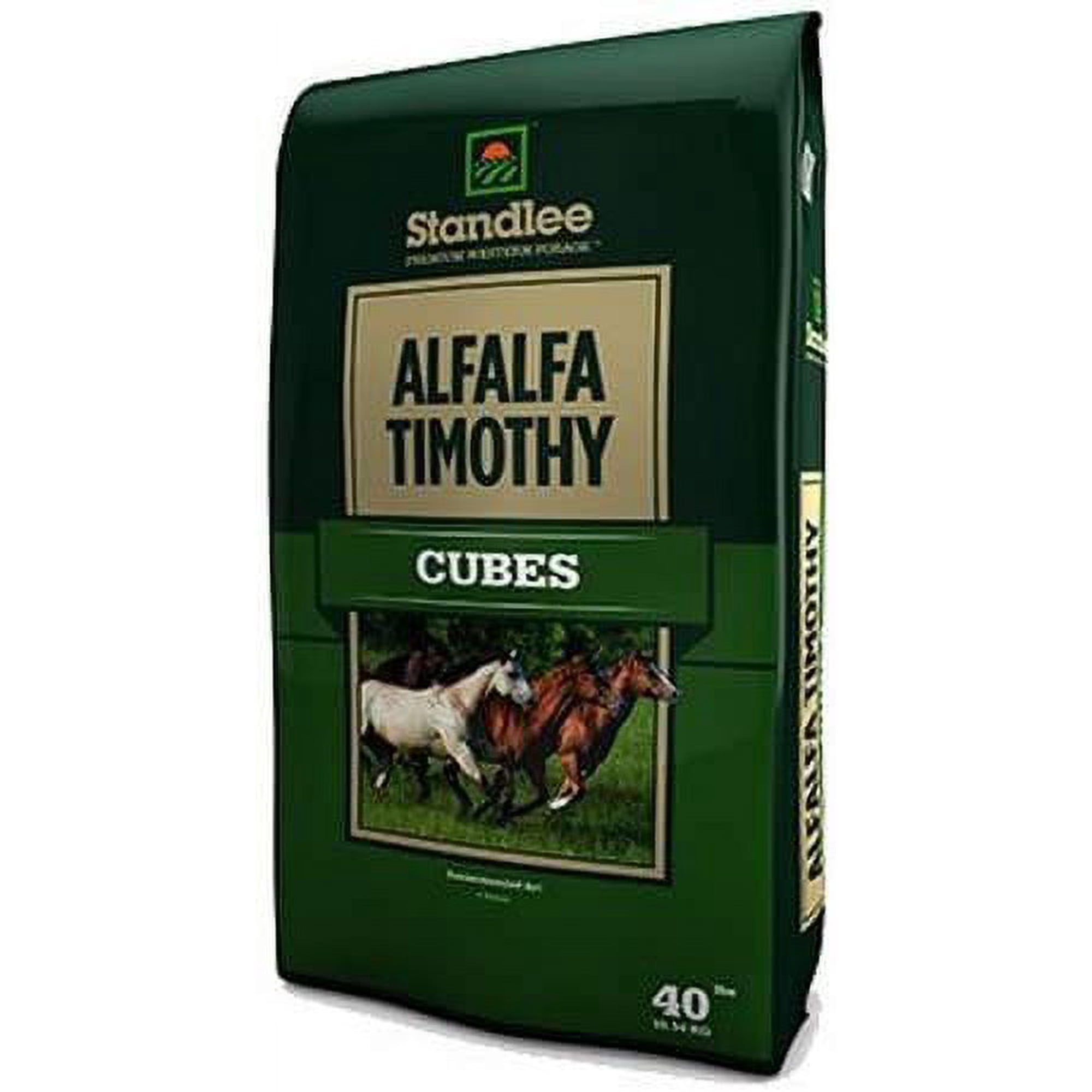 Standlee Alfalfa Timothy Hay Cubes - Dry Hay for All Pets - 40 lbs — Residential Use, Standard Application