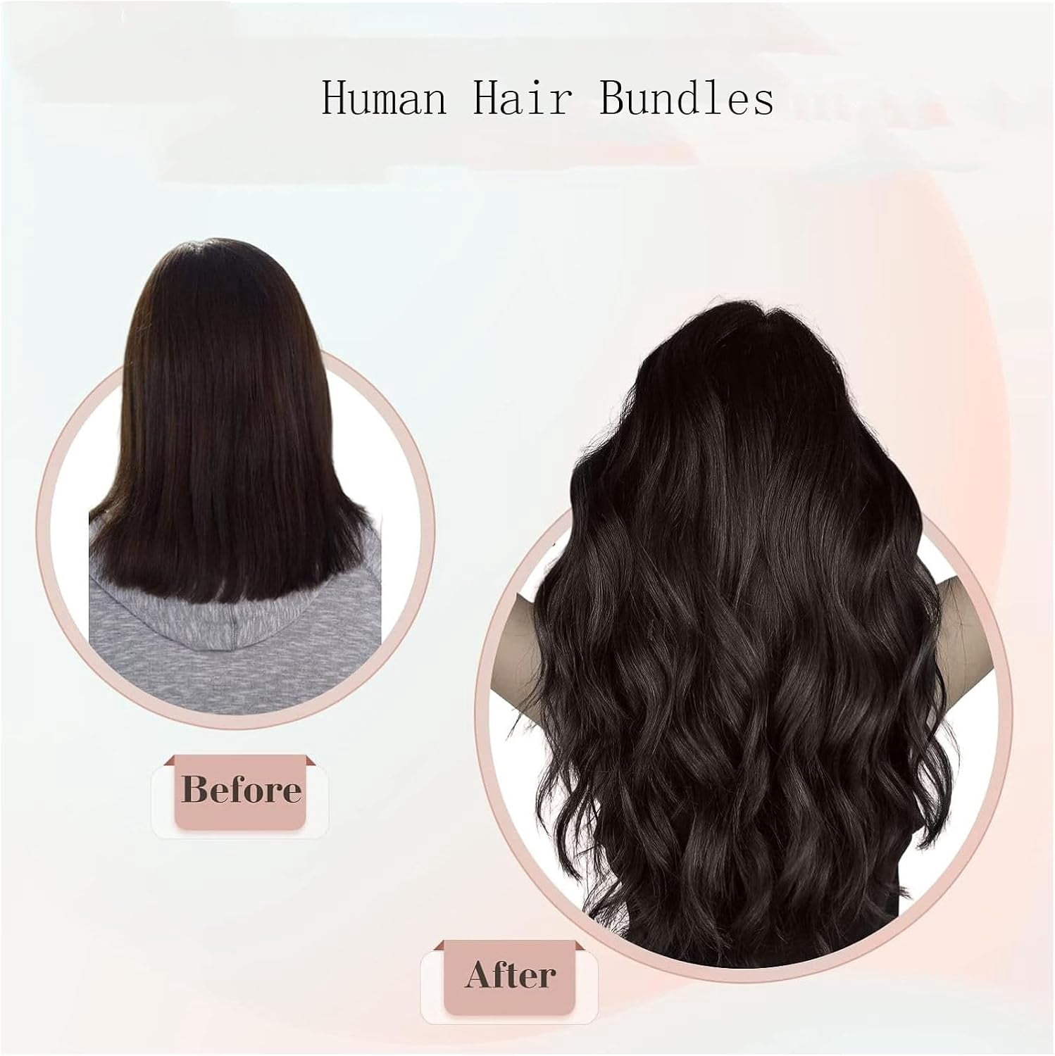 Aorsher Unprocessed Human Hair Bundles Blonde Straight Bundles Human Hair 12Inch 1 Bundle Double Weft Weave Bundles for Women