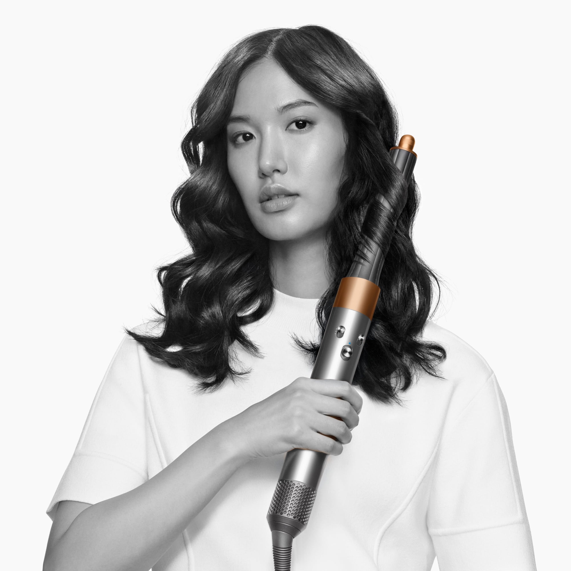 Restored Premium Dyson Airwrap™ Multi-styler Complete Long Diffuse | Nickel/Copper (Refurbished)