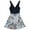 blue, variant on City Studio Womens Floral Fit & Flare Dress, Blue, Juniors, 5