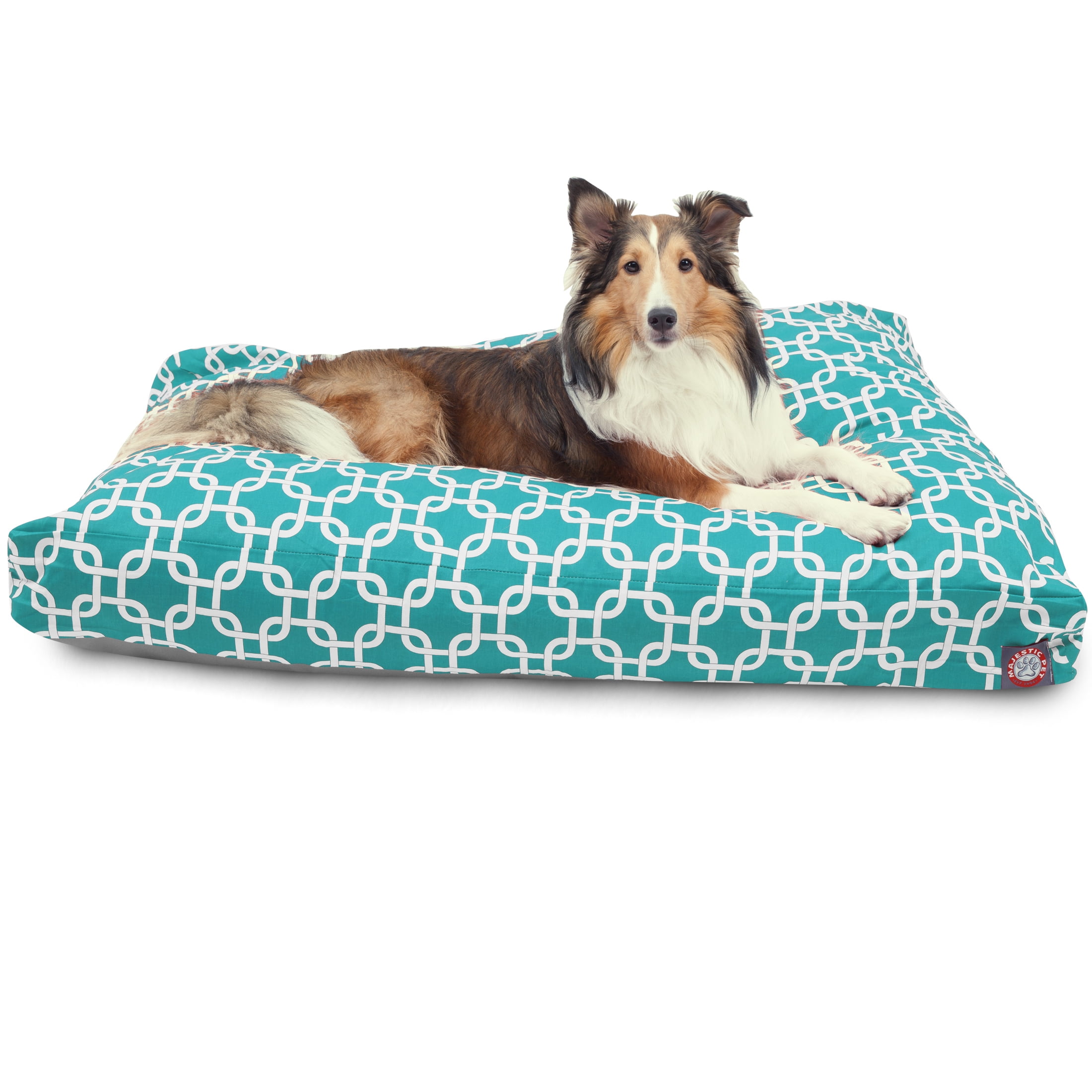 Majestic Pet Links Rectangle Dog Bed Treated Polyester Removable Cover