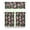 White-71, variant on Kitchen Curtains and Valance Set 36 Inch Tier Pioneer Colorful Floral 3 Pieces Set Dining Room Small Curtain Drapes Cafe Curtains Valance for Home Decor Rod Pocket