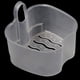 thumbnail image 5 of Estuche para baño para dentaduras postizas, caja para guardar dentaduras postizas con contenedor de red colgante, color blanco, 5 of 5