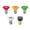 4Pcs stainless steel spray nozzle Under $5 a1, variant on Fufafayo Quick-Connect Nozzle Tool Pressure Washer Spray Nozzle Tips Multiple Degree, Heavy Duty Power Washer Wand Attachment for Cleaning Driveway Patio Car, Universal Fit Pressure Washer