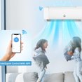 thumbnail image 5 of M optimized 12,000 BTU Mini Split Air Conditioner, 22 SEER2 208-230V Split Unit AC & Heat Cool Up to 750 Sq.Ft, Ductless Air Conditioner w/Complete Installation Kit, Remote, WiFi Control, 5 of 7