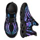 thumbnail image 1 of Zapatos planos con estampado de huellas de perro para mujer, zapatillas transpirables suaves con cordones, zapatos casuales de plataforma, 1 of 6