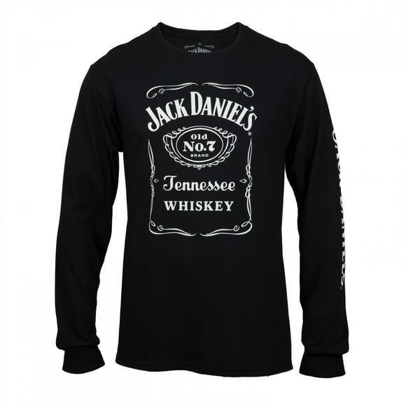 Jack Daniels Old No.7 Brand Tennessee Whiskey Long Sleeve Shirt-Medium